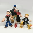 thumbnail image 6 of Boss Fight Studio Popeye Classics Set of 4 – Wave 1 Popeye, Olive Oyl, Bluto, Castor Oyl - Highly Articulated Collectible Figurines with Accessories, Alternate Heads and Hands - 1:12, 6 of 6