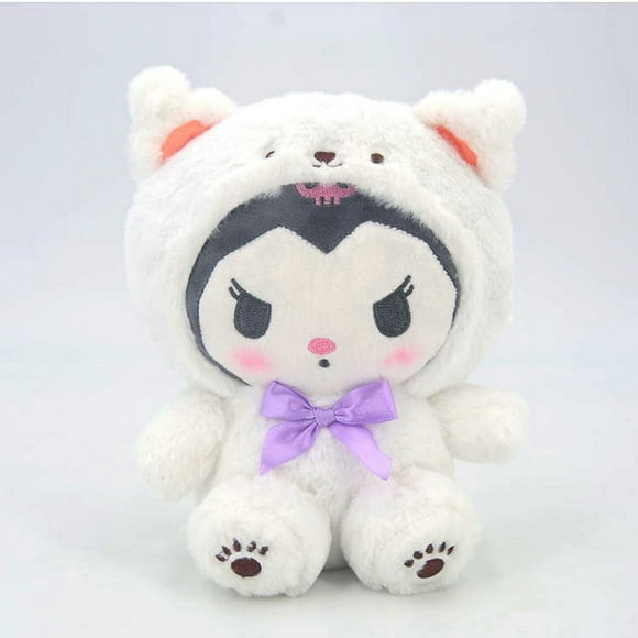 Sanrio Polar Bear Series Plush Doll Pendant Kuromi My Melody Cinnamoroll Pochacco Pom Pom Purin Plushies Stuff Toy Keychain Gift Gift for Fans