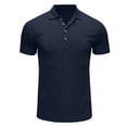 thumbnail image 5 of Sngxgn Men's Short Sleeve Regular Fit with Polo Shirt(Coffee,XL), 5 of 5