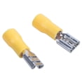 thumbnail image 3 of 200Pcs 24A Insulated 12-10AWG Female Spade Terminal Crimp Wire Connectors Yellow, 3 of 8