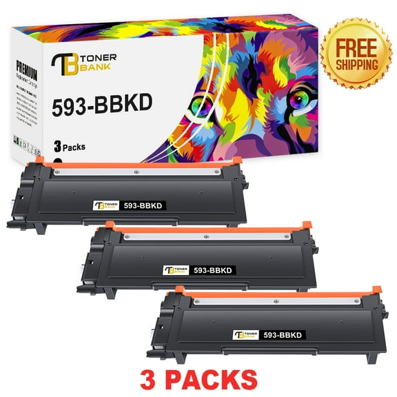 Toner Bank Compatible Toner Replacement for Dell 593-BBLH E310dw E514dw E515dn E515dw Printer Toner Ink Black 3-Pack