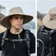 thumbnail image 5 of Sombrero para el sol para hombres y mujeres, impermeable, de ala ancha, plegable, para pesca, senderismo y jardín, 5 of 5