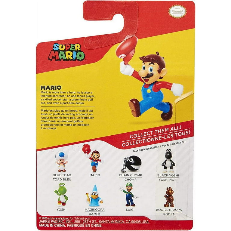 World of Nintendo Super Mario Mario Mini Figure [Tipping Hat