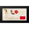 thumbnail image 2 of Clair, Michelle 24x14 Black Modern Framed Museum Art Print Titled - I Love Fashion, 2 of 5
