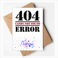 thumbnail image 1 of Look Lost Candy Errors Art Deco Fashion Welcome Back Greeting Cards Envelopes Blank, 1 of 3