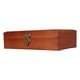 thumbnail image 3 of Estuche de madera para lápices de dibujo, antiguo, de madera maciza, cuadrado, para guardar papelería infantil, 3 of 14
