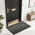 thumbnail image 5 of Welcome Mat Outdoor Indoor, All-Season Waterproof Front Door Mat Outside Entrance, All-Weather Heavy Duty Non-Slip Doormat, Low Profile Porch Patio Entrance Mats, 14.9x22.8 Inches, 5 of 6