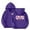 F128-Dark Purple, variant on FYDUU Graphic Hoodies for Girls Bow Print Hooded Sweatshirts Casual Long Sleeve Pullover Tops Fall Cute Trendy Comfy Clothes 9-10 Years