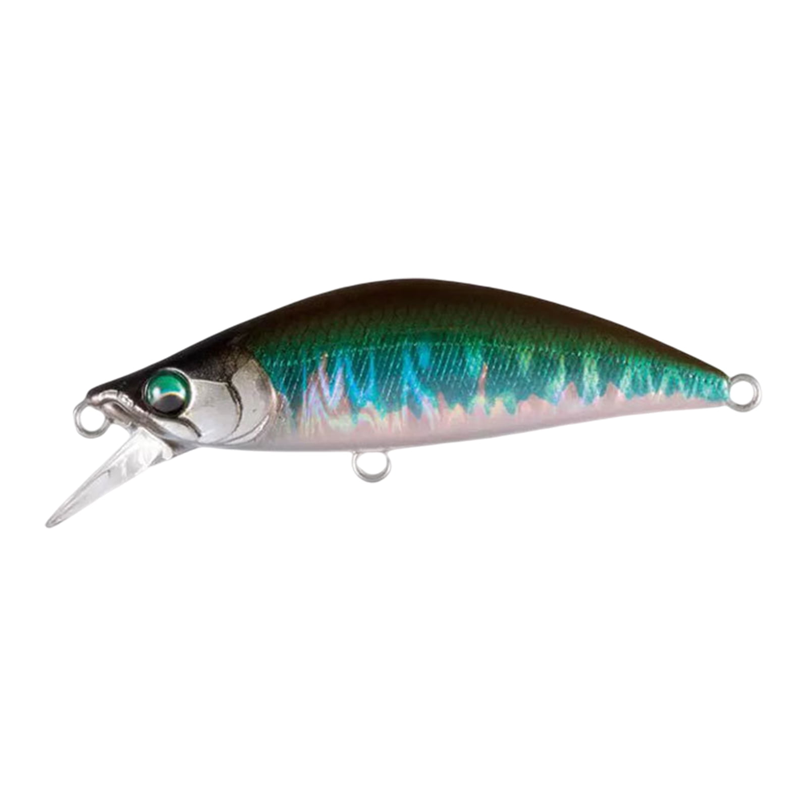 UDIYO 50mm/5.2g Fishing Lure Realistic 3D Simulation Fisheye Sharp Hook  Bright Color Long Throw Fishing Universal Submerged Minnow Sinking Bait for  Outdoor 