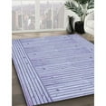 thumbnail image 3 of Ahgly Company Tapis Rectangulaire Lavable en Machine Intérieur Transitionnel Violet Anti-Froissement, 2 Pieds x 3 Pieds, 3 of 7