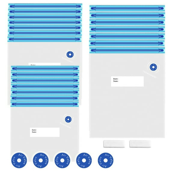 HOT Sous Vide Bags, with Air Valve, Double-Layered Food Storage for Cooking, Storage, and Microwave Heating.