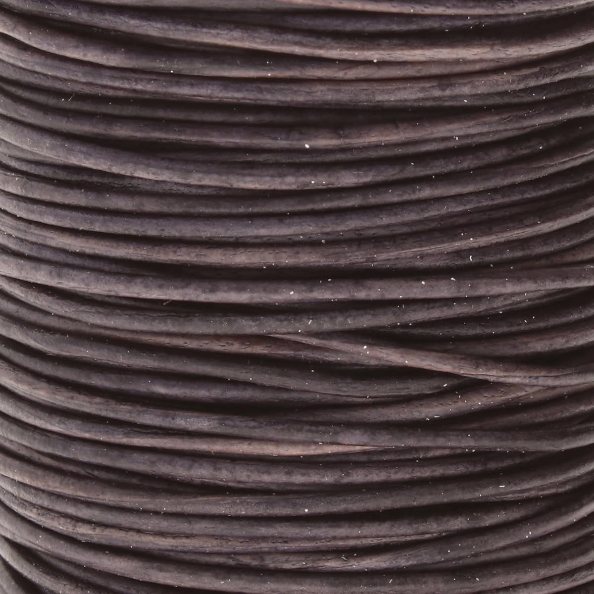 The Beadsmith Leather Cord – Dyed Antique Dark Brown – 1mm Spool – 25 Yards/22.86 Meters – Indian Leather Thong Ideal for Braiding, Beading, Necklaces, Fine Lacing, Hair Accessories