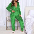 thumbnail image 2 of Mono de invierno para mujer, pijama de manga larga con capucha y estampado navideño, ropa de dormir cálida, 2023, 2 of 3