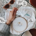 thumbnail image 5 of 1Set Non-Woven Water Soluble Embroidery Patterns Wash Away Embroidery Stabilizer Stick and Stitch Embroidery Paper Flower 297x210mmm 4pcs/set, 5 of 6