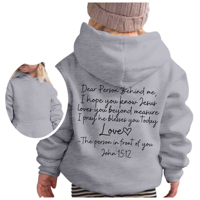 Hfolob Kids Girl Sweatshirt Girl'S Hoodie Long Sleeve Soft Sweatshirt Graphic Hoody Kids Cute Pullovers Top Clothes For Girls