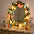 thumbnail image 5 of Green M Easter Egg String Lights 118 Inch 20 Led Cracked Egg Battery Operated Fairy Lights For Indoor Home Party Mantel Table Decor, 5 of 6