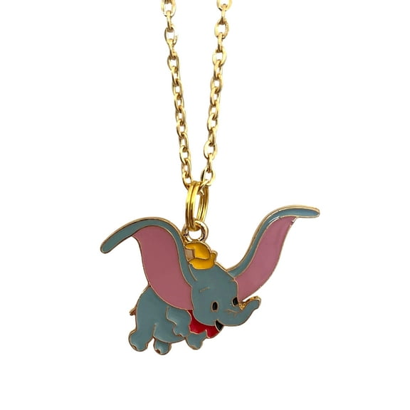 Dumbo Cartoon Pendant Necklace Disney Elephant
