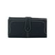 thumbnail image 2 of Guardurnaity Elegante bolso de cuero vintage Versátil para trabajar y jugar Fácil de detectar en el bolso Bolso largo para mujer Carteras Negro, 2 of 6