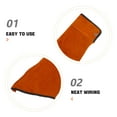 thumbnail image 3 of KAKOWELY arm protection guards 2pcs Welding Work Sleeves Arm Protection Sleeves Flame Resistant Safety Sleeves Protective Arm Sleeves Burn Sleeves For Arms Sleeves, 3 of 4