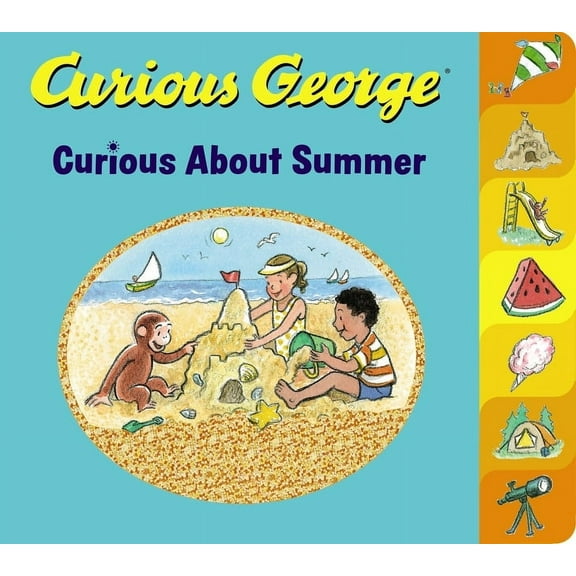 Curious George Curious George Curious about Summer Tabbed, (Board Book)