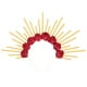 thumbnail image 1 of Corona de flores de rosa, diadema de diosa, diadema para mujer, tocado nupcial para boda, 1 of 7