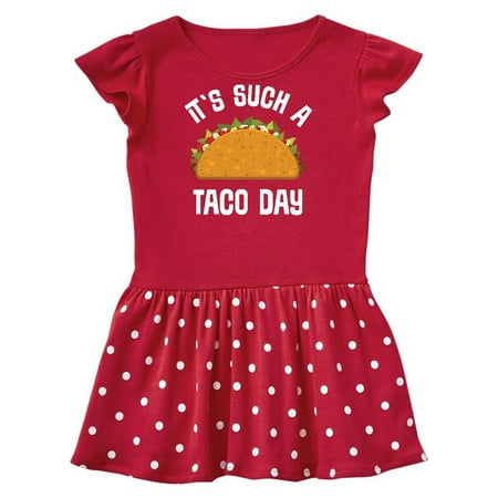 

Inktastic Taco Lover Joke Cinco De Mayo Gift Toddler Girl Dress