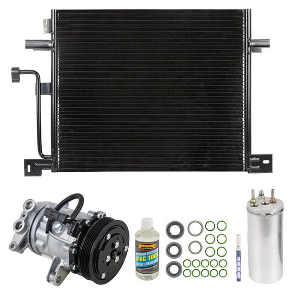 For Dodge Dakota 2001 2002 2003 A/C Kit w/ AC Compressor Condenser & Drier - BuyAutoParts