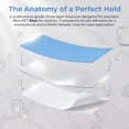 thumbnail image 2 of BlinkLLX Wig Tape Double Sided Adhesive Waterproof C-Shaped 120 Pieces Long, 2 of 6