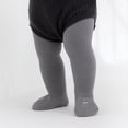 thumbnail image 2 of Coerni New Born Baby Tights Thick Fleece Lined Pantyhose Cozy Winter Cotton Leggings Thermal Soft Footed Tights Pants Fall Clothes, 2 of 5