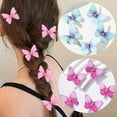 thumbnail image 5 of Weflink Pack Of 5 Butterfly Hair Clip For Women Girl Hair Accessories Side Barrettes For Parties Proms School Event Wear, 5 of 20