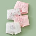 thumbnail image 2 of Underwear for Kids Boys 4t , Kids Underwear Girls Size 10-12 Breathable Comfortable Girls Underwear 4 Pack Soft Stretchy Elastic Waistband For Kids Everyday Seasonal Wear 4PCS, 2 of 3