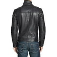 thumbnail image 2 of New Men Quilted Leather Jacket 100% Genuine Soft Lambskin Biker Bomber A126, 2 of 3