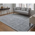 thumbnail image 2 of Feizy Eastfield Modern Abstract, Blue/Silver, 2' x 3' Accent Rug Sheen Handmade Casual Distressed Floor Rug for Living room Bedroom, 2 of 8