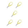 thumbnail image 3 of bedienty Safety Scissor Sturdy Stainless Steel Supplies Design Stationery Scissors Self-Opening DIY Crafting Tool Paper Shear Yellow 5Set, 3 of 6