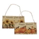 thumbnail image 1 of 2x Halloween Fall Acción de Gracias licencia de Puerta Colgador de Pared Decoración para Soledad Placa colgante de Halloween, 1 of 10