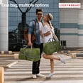 thumbnail image 3 of Bolsa de deporte Lucky Travel, 115 L, plegable, color verde Loden, 3 of 6