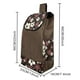 thumbnail image 5 of Jumpingount Bolso de compras plegable y portátil de tela Oxford, todas las necesidades de compras, bolso para carrito de compras, duradero Envolturas para manijas de equipaje café, 5 of 6
