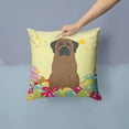 thumbnail image 2 of Easter Eggs Design Dog Art Fabric Decorative Pillow, 2 of 4