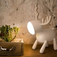 thumbnail image 4 of Luz de noche LED para niños, lámpara de mesa LED, diseño de ciervo y alce, lámpara de noche con carga USB, brillo ajustable, decorativa., 4 of 5
