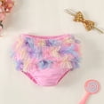 thumbnail image 2 of Splozh Bloomers for Toddler Girls Baby Ruffle Cotton Muslin Covers for Girls Baby Newborn Girls Skirt Shorts,Light Pink,0-24 Months, 2 of 4