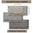 thumbnail image 2 of MOYISHI 7.87"X3.94" Self-Adhesive Wallpaper with Brick Pattern Marble,27-Sheet Peel and Stick Backsplash for Kitchen and Bathroom (Not Real Not Textured Tiles Fake 3D Look), 2 of 6