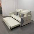 thumbnail image 2 of Sofá cama extensible, muebles convertibles para sala de estar, sofá de dos plazas tapizado en tela tecnológica, sofá para dormir, sofá pequeño blanco para apartamento, 2 of 4