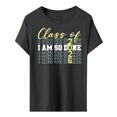 thumbnail image 3 of MEICHEN Graduation Gifts for Her: Class Of 2026 Senior 26 High School Graduation T Shirt Womens Spring Summer Tops, 3 of 3