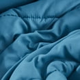 thumbnail image 4 of Unique Home Alternative 3pc Goose Down Clearance Comforter Soft Premium Color Duvet Covers Comforter Set (Queen, Turquoise), 4 of 6