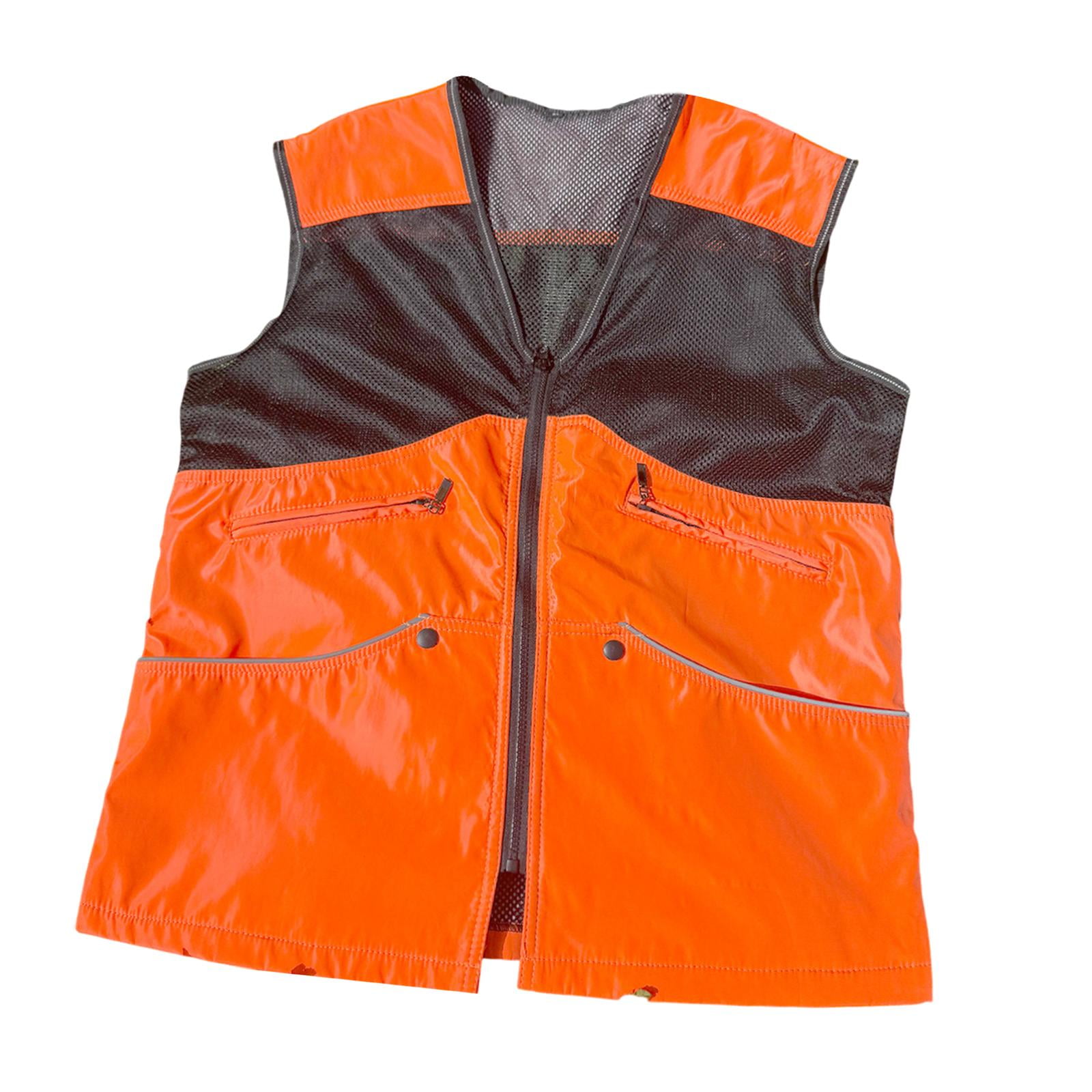 Stgfyxgs Summer Dog Handler Training Vest with 6 Large Pocket Waterproof Fishing Vest Size M