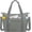 Dark Grey, variant on Small Travel Gym Duffel Bag for Women, Weekender Overnight Bag | , Nylon, Personal Item Carry Bags, for Airplanes, , , Fitness, Dance, Mommy Tote