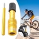 thumbnail image 4 of Adaptador de válvula Schrader para horquilla de bicicleta de carretera MTB, aleación de aluminio, antideslizante, suspensión Oro, 4 of 9