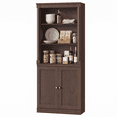 thumbnail image 2 of Homfa 71"H Pantry Cabinet with Doors, 5 Tier Cupboard with Adjustable Shelf for Kitchen Dining Room, Cherry, 2 of 7