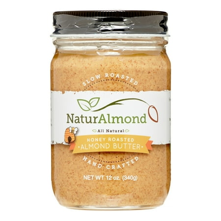 NaturAlmond Butter, Honey Roasted, 12 Oz