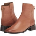 thumbnail image 2 of Sam Edelman Thatcher Cuoio Brown Side Zipper Square Toe Low Block Heel Boots (Lt Cuoio Brown, 10), 2 of 6